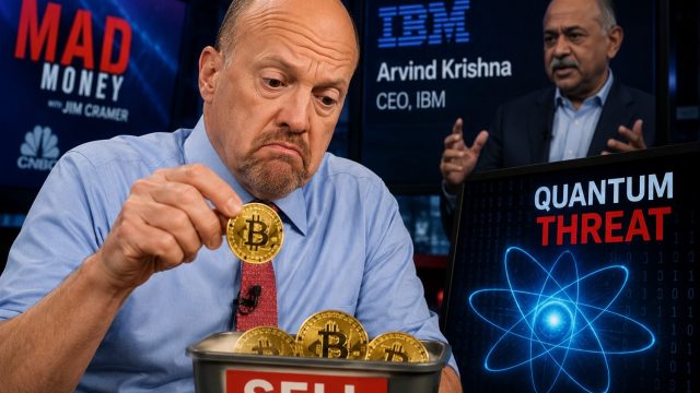 Джим Крамер планує продати біткоїни через квантові ризики